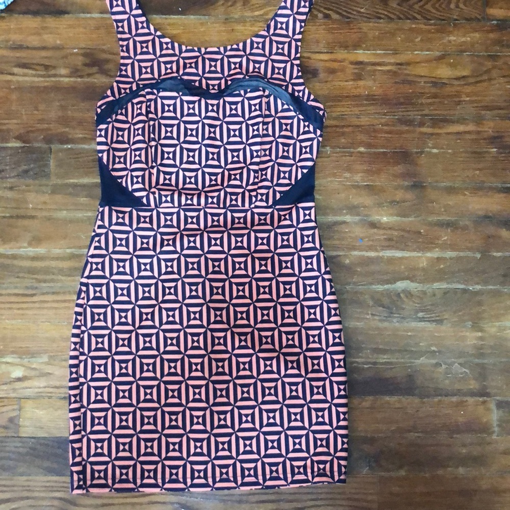 Paterrned Mini dress